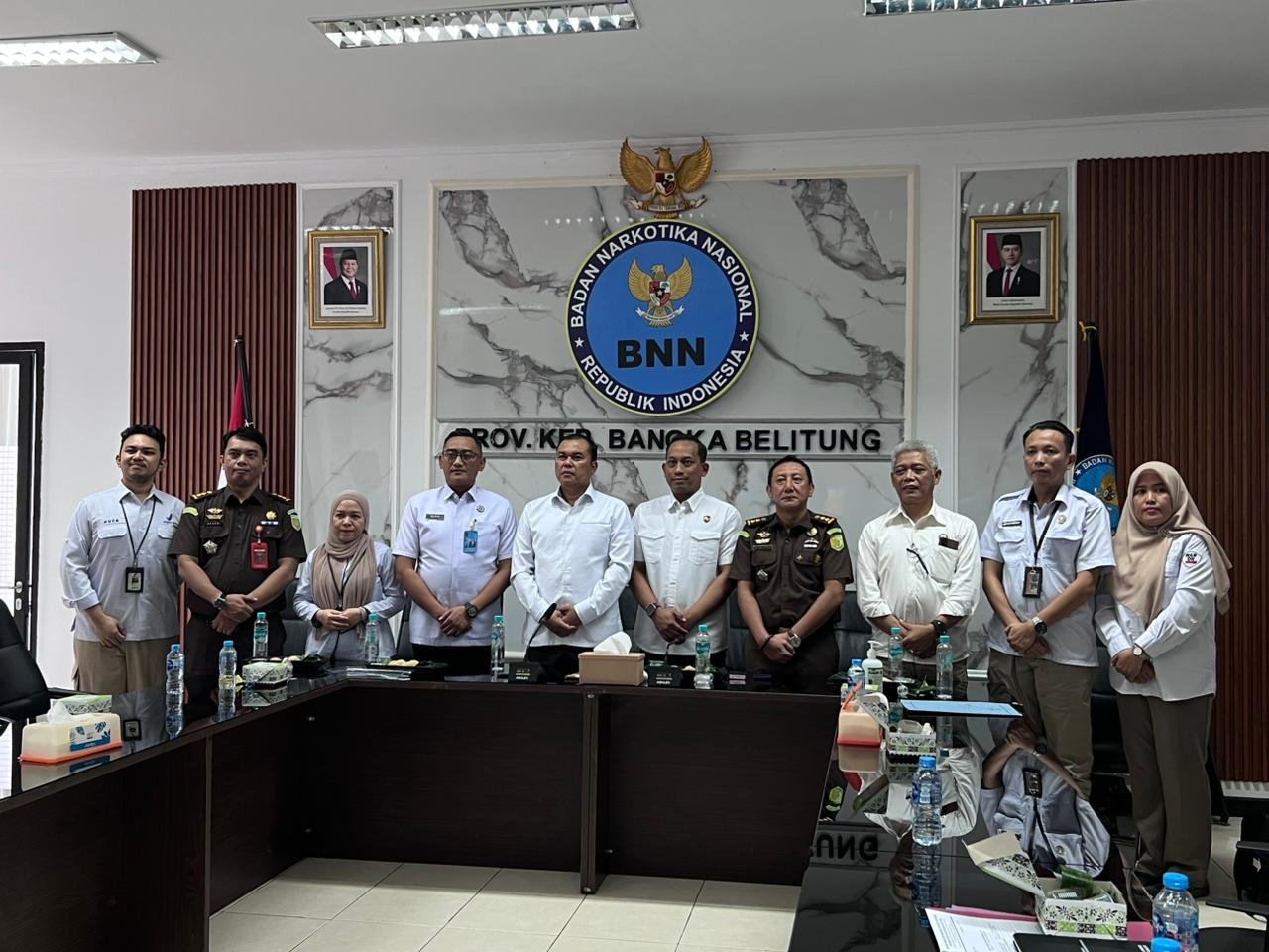 Penguatan Sinegritas Penanganan Narkotika : Kanwil Ditjenpas Babel Hadiri Konferensi Pers Akhir Tahun 2025